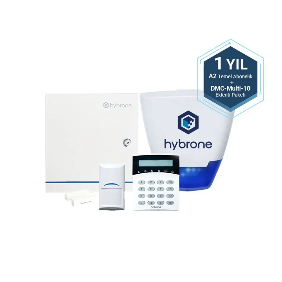 Teknim TSP-5524 alarm seti ile Hybrone A2 ve DMC Multi-10 paketi