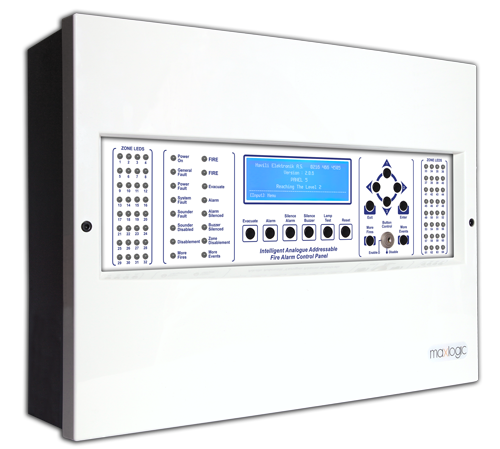 Mavili Maxlogic ML-123X akıllı adresli yangın alarm paneli